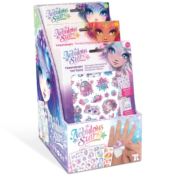 Серия Petulia: Набор для творчества - временные татуировки для девочки (3 листа) - Татуировки