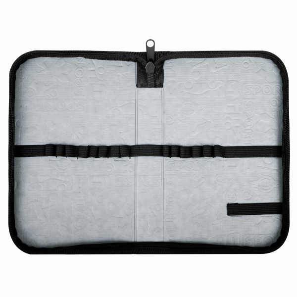 Пенал ЮНЛАНДИЯ, 1 отделение, металлизированный картон, конгрев, 19х11 см, "Out of this world", 271038 - Пеналы каркасные