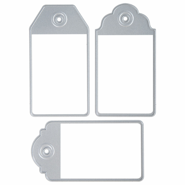 Ножи "Бирки" для Машинки для вырубки и тиснения ОС-5, 3 штуки, 109х148 мм, ОСТРОВ СОКРОВИЩ, 663820, 861-071-015 - Машинки, ножи и маты для вырубки, клише для тиснения