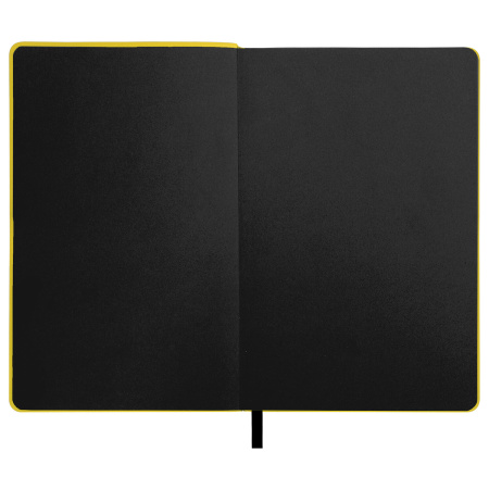 Ежедневник недатированный А5 138х213 мм BRAUBERG "Metropolis Mix", под кожу, 136 л., желтый, 113292 - Ежедневники с покрытием "под кожу и ткань"