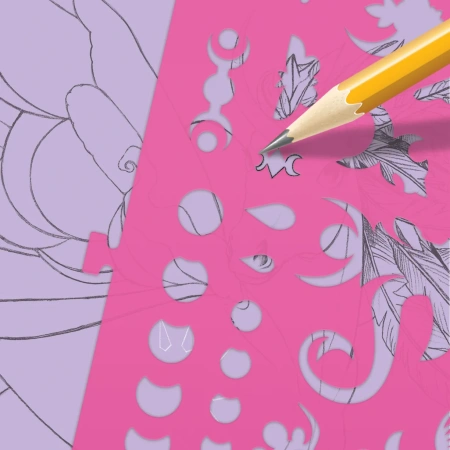 Серия Space: Раскраска для девочек - Наборы для рисования