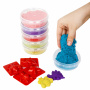 Песок для лепки кинетический BRAUBERG KIDS, 6 цветов, 720 г, 4 формочки, 665090 - Песок для лепки