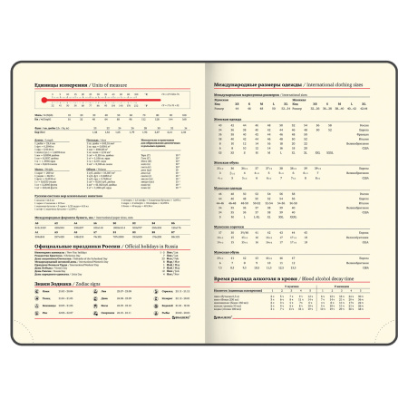 Ежедневник недатированный А5 138х213 мм BRAUBERG "Iguana" под кожу, 160 л, темно-синий, 125091 - Ежедневники с покрытием "под кожу и ткань"
