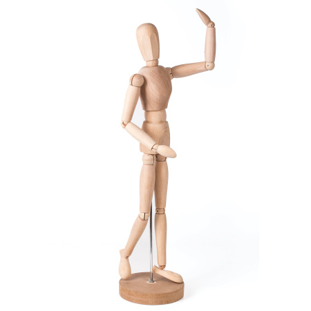 Манекен человека художественный BRAUBERG ART CLASSIC, мужской, дерево, высота 51 см., 191291 - Манекены