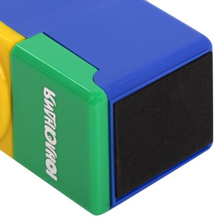 Точилка механическая ЮНЛАНДИЯ "Светофор", металлический механизм, корпус голубой, 228766 - Точилки механические