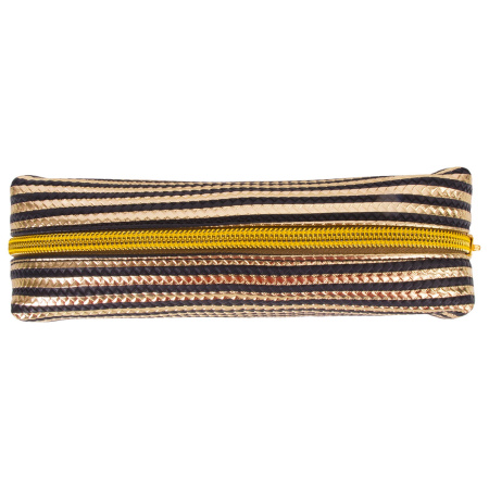 Пенал-косметичка BRAUBERG, мягкий, "Royal", золотой, 19х6х6 см, 229021 - Пеналы мягкие