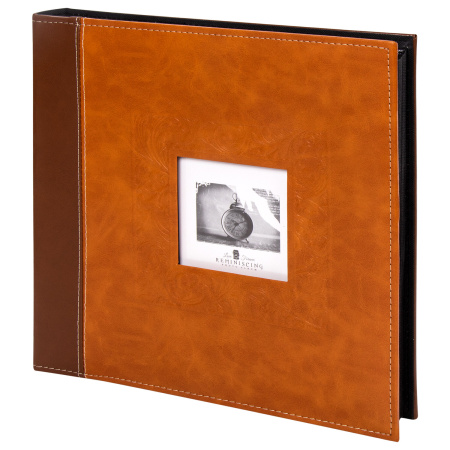 Фотоальбом BRAUBERG "Camel" на 500 фото 10х15 см, под гладкую кожу, коричневый, 391178 - Фотоальбомы