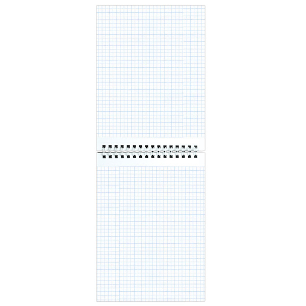 Блокнот А5 146х205 мм, 80 л., гребень, картон, жесткая подложка, клетка, ОФИСМАГ, синий, 129867 - Блокноты