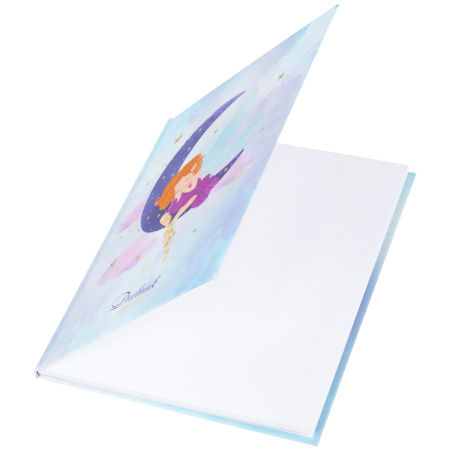 Дневник 1-4 класс 48 л., твердый, ЮНЛАНДИЯ, блестки, с подсказом, "Фея", 106608 - Дневники для младших классов