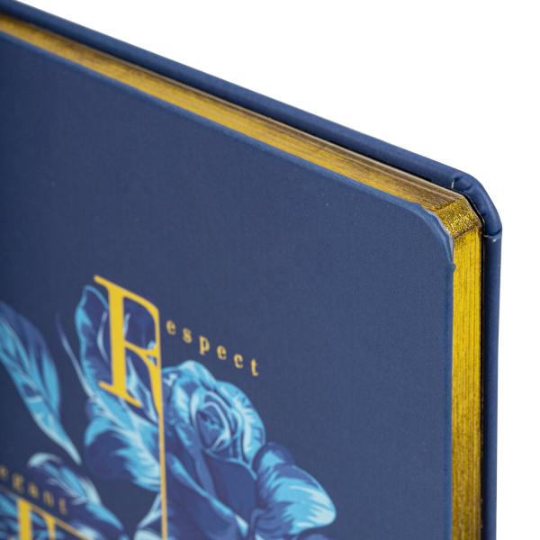 Блокнот А5 (143x210 мм), BRAUBERG VISTA "Rose", под кожу, твердый, срез фольга, 80 л., 112080 - Бизнес-блокноты и бизнес-тетради