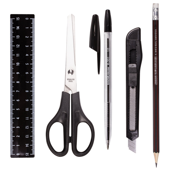 Канцелярский набор ERICH KRAUSE "Офисный", 14 предметов, 12 - Наборы офисные пластиковые с наполнением