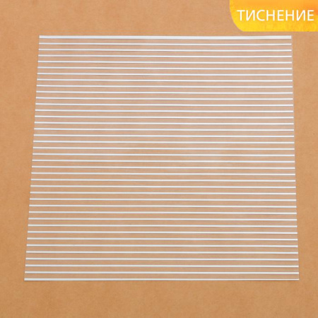 Ацетатный лист с фольгированием "Полоска", размер 30,5*30,5 см