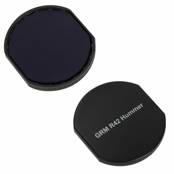 Подушка сменная для печатей ДИАМЕТРОМ 42 мм, синяя, для GRM 46042, 175000010 - Подушки штемпельные сменные