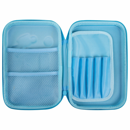 Пенал BRAUBERG KIDS большой удобный с откидной планкой, EVA, 22х15х4 см, "Space out", 271556 - Пеналы каркасные