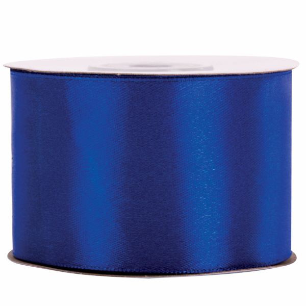 Лента атласная ширина 50 мм, длина 23 м, синяя, BRAUBERG, 591522 - Ленты для декора, рукоделия и упаковки подарков