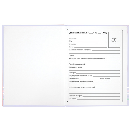 Дневник 1-4 класс 48 л., твердый, ЮНЛАНДИЯ, глянцевая ламинация, с подсказом, "Совушка", 106594 - Дневники для младших классов