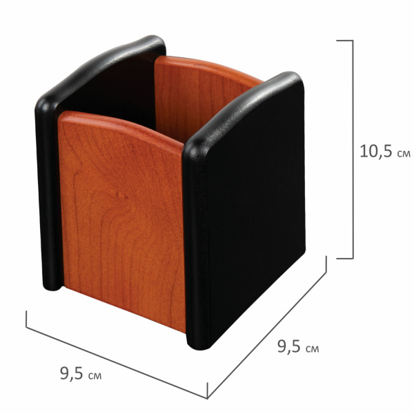 Набор настольный GALANT "Cayman" из дерева, 8 предметов, цвет "палисандр/чёрный", 238160 - Настольные наборы и аксессуары из дерева
