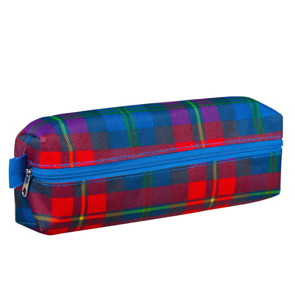 Пенал-косметичка BRAUBERG полиэстер, ассорти 5 цветов, "Шотландия", 20х6х4 см, дисплей, 223897 - Пеналы мягкие