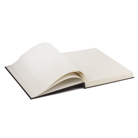Скетчбук, слоновая кость, 100 г/м2, 190х190 мм, 110 л., книжный твердый переплет, BRAUBERG ART, 113185 - Альбомы, скетчбуки и бумага для графики и эскизов