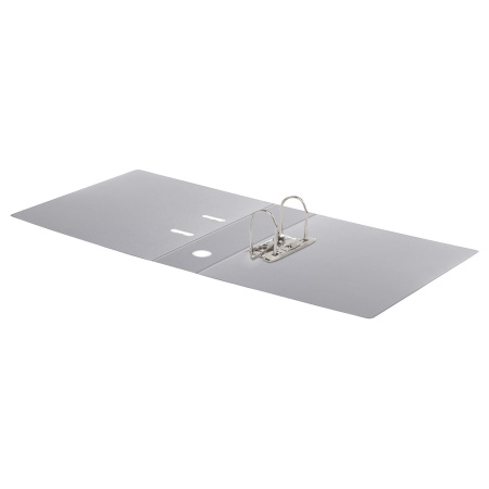 Папка-регистратор BRAUBERG с двухсторонним покрытием из ПВХ, 70 мм, серая, 222656 - Папки-регистраторы с арочным механизмом