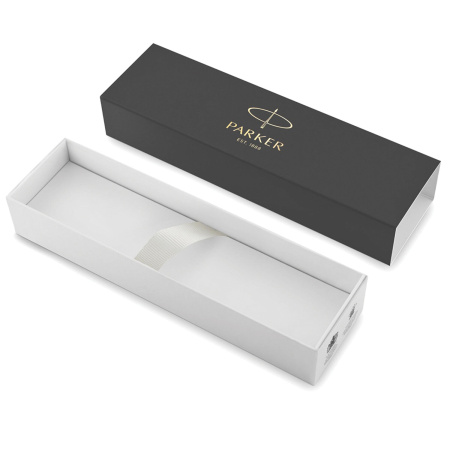 Ручка перьевая PARKER "Jotter Bond Street Black CT", черный, детали нержавеющая сталь, синяя, 2030947 - Ручки перьевые подарочные