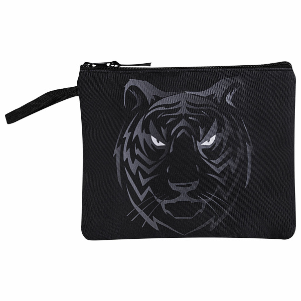 Папка для тетрадей BRAUBERG А5, 1 отделение, полиэстер, на молнии, с ручкой, "Tiger", 271500 - Папки для тетрадей и уроков труда