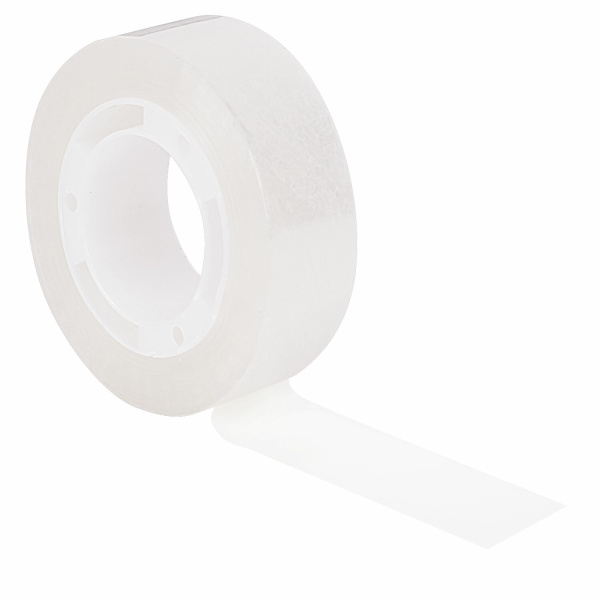 Клейкие ленты 12 мм х 33 м канцелярские STAFF CLASSIC, КОМПЛЕКТ 12 шт., прозрачные, 271259 - Клейкие ленты канцелярские