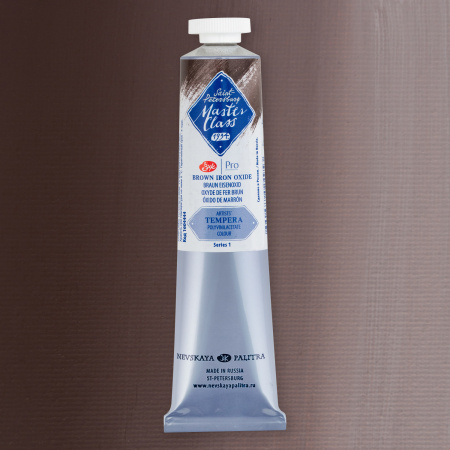 Краска темперная ПВА "Мастер-Класс" Коричневая железоокисная туба 46 мл