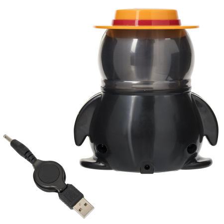 Точилка электрическая BRAUBERG "Пингвин", питание от USB/4 батареек АА, 223569 - Точилки электрические