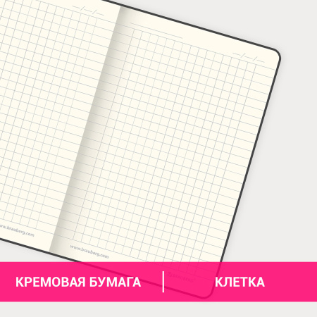 Блокнот МАЛЫЙ ФОРМАТ (100x150 мм) А6, BRAUBERG "Metropolis Ultra", под кожу, 80 л., клетка, розовый, 113322 - Бизнес-блокноты и бизнес-тетради