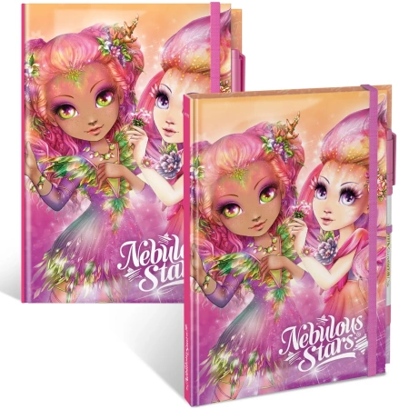 Серия: Hazelia. Блокнот в жестком переплете, на резинке, с гелевой ручкой - Блокноты и записные книжки