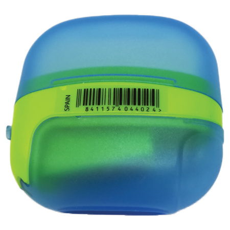 Точилка FACTIS EVO36R (Испания), с контейнером и стирательной резинкой, 50x50x25 мм, ассорти, F4707116 - Точилки ручные