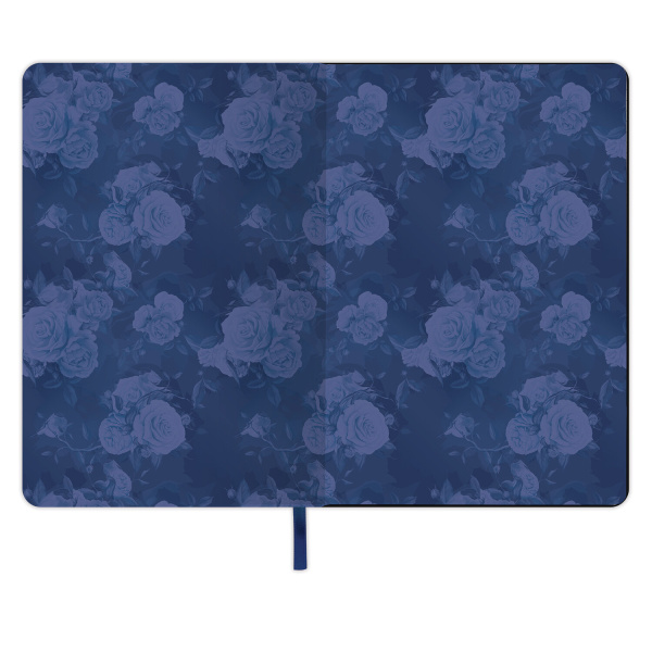 Блокнот А5 (143x210 мм), BRAUBERG VISTA "Rose", под кожу, твердый, срез фольга, 80 л., 112080 - Бизнес-блокноты и бизнес-тетради