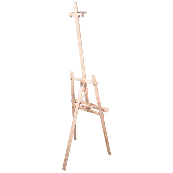 Мольберт напольный из сосны Лира, 170х55х70 см, высота холста до 107 см, BRAUBERG ART CLASSIC, 192260 - Мольберты