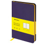 Блокнот МАЛЫЙ ФОРМАТ (100x150 мм) А6, BRAUBERG "Metropolis Mix", под кожу, 80 л., клетка, сиреневый, 113332 - Бизнес-блокноты и бизнес-тетради