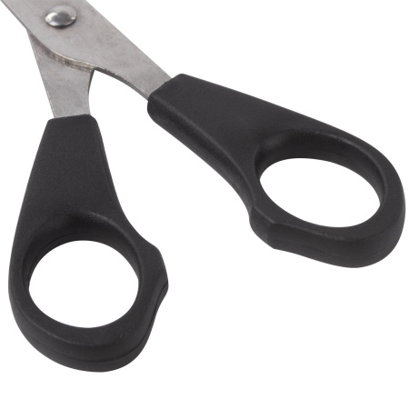 Ножницы STAFF Basic 140 мм, чёрные, ПВХ чехол с европодвесом, 235458 - Ножницы универсальные