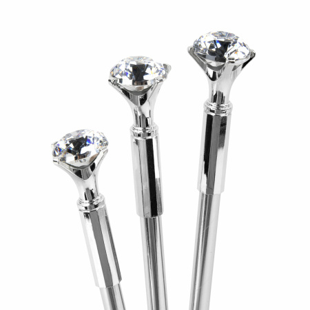 Ручка фигурная шариковая ЮНЛАНДИЯ "Кристалл", корпус ассорти, СИНЯЯ, пишущий узел 0,7 мм, 143788 - Ручки фигурные