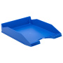 Лоток горизонтальный для бумаг КОМПЛЕКТ 2 шт., BRAUBERG "Modern", 346х254х61 мм, синий, 238027 - Лотки горизонтальные (поддоны)
