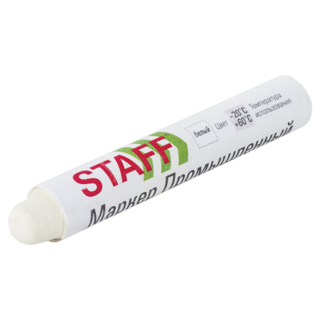 Маркер для шин и резины STAFF ПМ-100/Ш твердый, БЕЛЫЙ, 150818 - Маркеры для шин и резины
