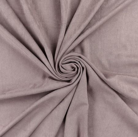 Двусторонняя (искусственная) замша цвет пыльно-лиловый, 30*70 см, плотность 330 гр