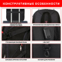 Рюкзак GERMANIUM UPGRADE Max, 3 отделения, отделение для ноутбука, USB-порт, UP-5, черный, 49х34х24 см, 271669 - Рюкзаки с отделением для ноутбука