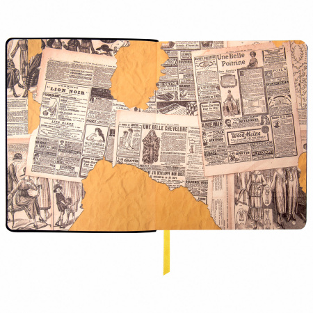 Тетрадь А5 (168х208 мм). 80 л., сшивка, клетка, под кожу, BRAUBERG VISTA, "City", 403924 - Тетради более 60 листов