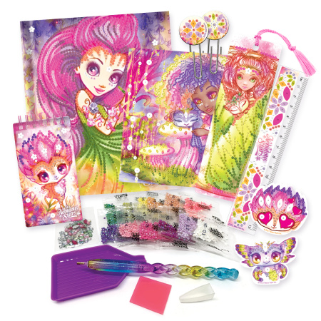 Серия Petulia. Набор для творчества для декорирования стразами по номерам "Мерцание звёзд" - Картины по номерам