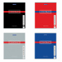 Тетрадь А5, 96 л., BRAUBERG, скоба, клетка, обложка картон, "CONTRACT", 400523 - Тетради более 60 листов