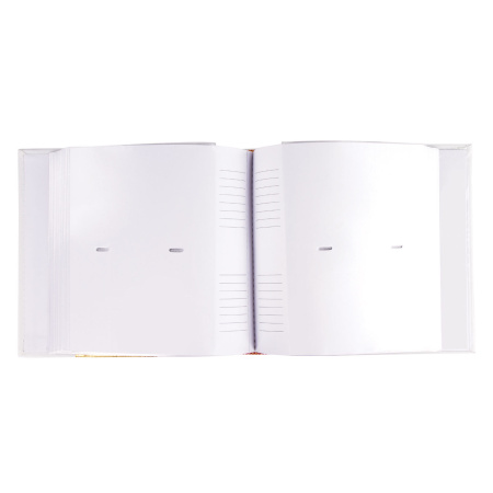 Фотоальбом BRAUBERG на 200 фото 10х15 см, под кожу, бумажные страницы, бокс, бело-золотистый, 391112 - Фотоальбомы