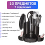 Канцелярский набор BRAUBERG "Богемия", 10 предметов, черный, 236951 - Наборы офисные пластиковые с наполнением
