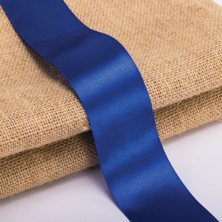 Лента атласная ширина 50 мм, длина 23 м, синяя, BRAUBERG, 591522 - Ленты для декора, рукоделия и упаковки подарков