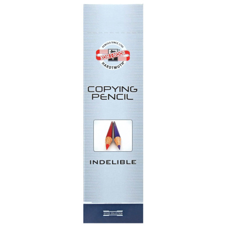 Карандаш химический KOH-I-NOOR, СИНИЙ, 1 шт., грифель 3 мм, длина 175 мм, 156100E004KS - Карандаши специальные