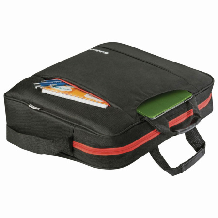 Сумка для ноутбука DEFENDER GEEK 15,6", полиэстер, черная с карманом, 26084 - Сумки деловые с отделением для ноутбука и планшета