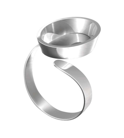 Кольцо с круглой основой под украшение "Staedtler Fimo"